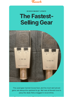 Reverb - '66 Melody Maker, Digitone II & more gear sold in a minute