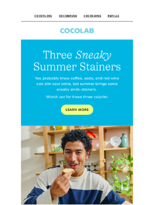 Cocofloss - Did you know this was staining your teeth?