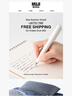 MUJI - New Arrivals For The Summer 😎
