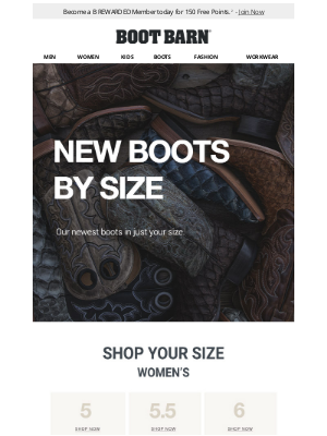 Boot Barn - Michael, There are New Boots in Your Size