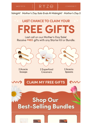 RYZE - Last Chance: Double the Free Gifts 🍄