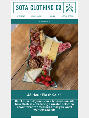 Sota Clothing - Don't Miss Out on Our Accessories FLASH Sale!