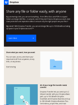 Dropbox - (2/9) Sharing is caring