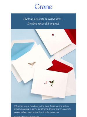 Crane & Co. - Stars, Stripes & Stationery