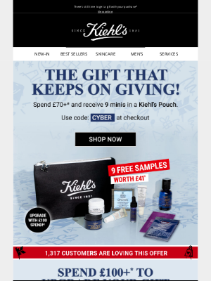 Kiehl's (UK) - Patricia, Your exclusive gift is waiting 🎁