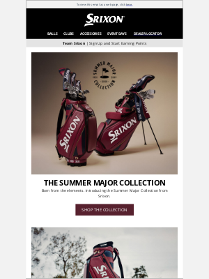Srixon - Born from the Elements | Introducing the Srixon Summer Major Collection