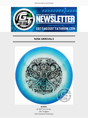 Gotta Go Gotta Throw - ❤️NEW ARRIVALS - Innova, Discmania & Infinite Discs