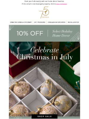 Papyrus - Christmas in July deals that won't last 🎄