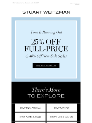 Stuart Weitzman - Better Than Fireworks: 25% Off Summer Styles & 40% Off New Sale Styles