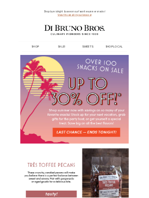 Di Bruno Bros. - Up to 30% Off Ends Tonight! 🌴🧀🌴