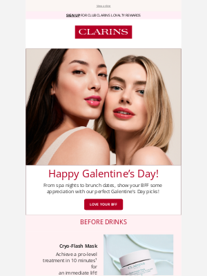 Clarins - ❤ Happy Galentine's Day