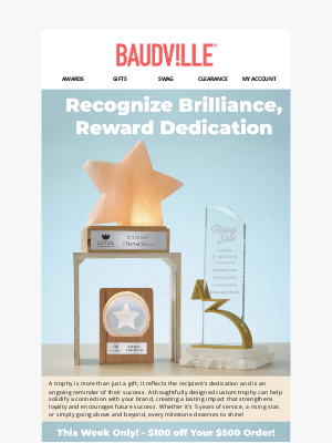 Baudville - Your Unforgettable Trophy Awaits!