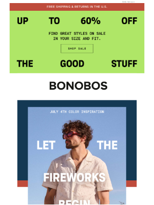 Bonobos - Red, White & Blue Looks Good on You