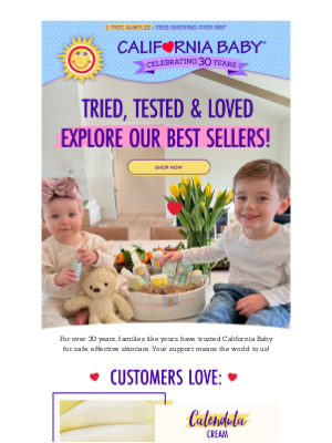 California Baby - Tried, Tested & Loved – Explore Our Most Loved Products!