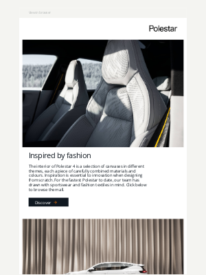 Polestar (United Kingdom) - Interior themes of Polestar 4