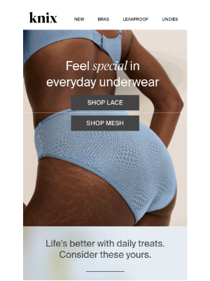 Knix - Flattering, sexy & comfortable undies are waiting😍