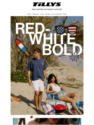 Tillys - Summer Style: Red, White & Bold🎆