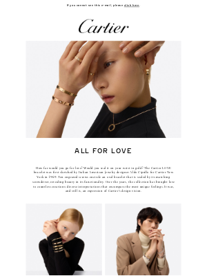 Cartier - How far would you go for love?