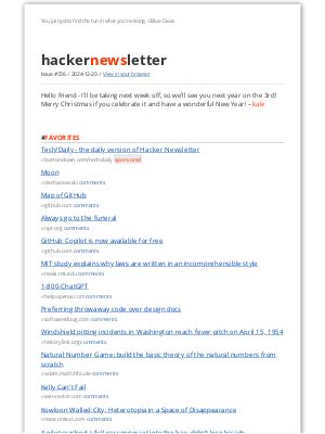 Hacker Newsletter - Hacker Newsletter #726