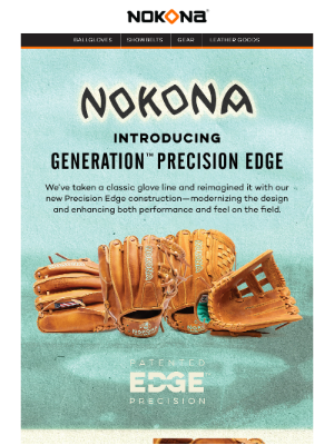 Nokona - INTRODUCING the Generation™ Series – Precision Edge! 💪