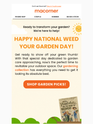 Macorner - Psst… today’s the perfect day to dig into this, Donald 🌱