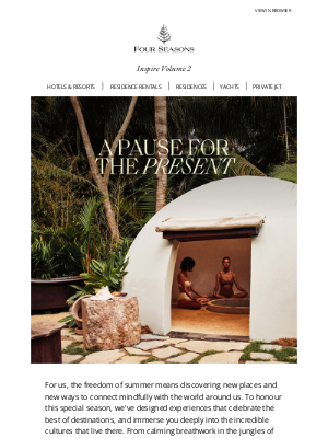 Four Seasons Hotels and Resorts - Inspire Volume 2 is here