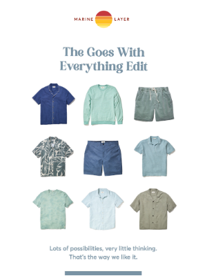Marine Layer - Our #1 Colors in Every Style
