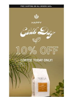 Temple Coffee Roasters - 10% Off Coffee - Today Only!