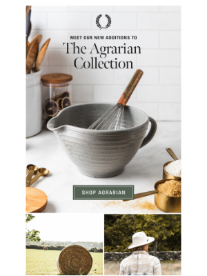Farmhouse Pottery - Meet Our New Additions ✨ The Agrarian Collection is Growing