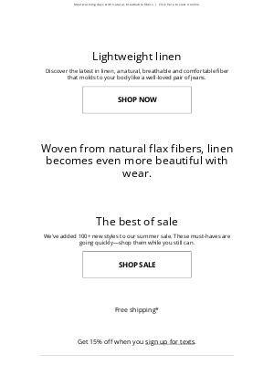 & Other Stories - The latest in linen