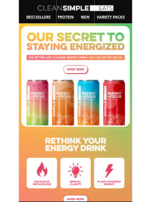 Clean Simple Eats - Clean energy = feel-good benefits