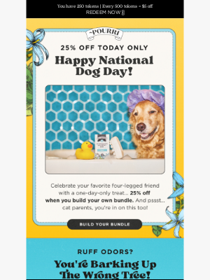Poo~Pourri - 25% OFF for Dog Day! 🐶