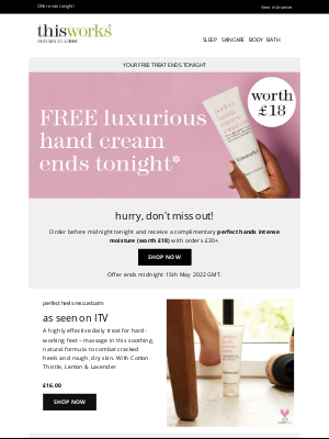 This Works (UK) - Free 🎁 worth £18 | Ends tonight