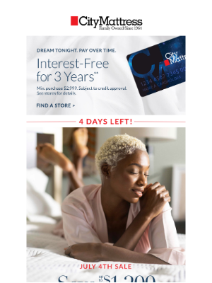 City Mattress - Final Days for July 4th Deals! 🎉