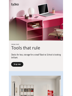 Tylko - Make a strong start with 40% off storage