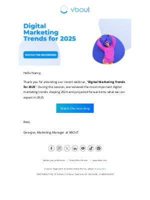 VBOUT - 💡 Key Digital Marketing Trends for 2025 📹