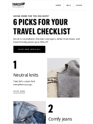 👀 We made you a packing checklist