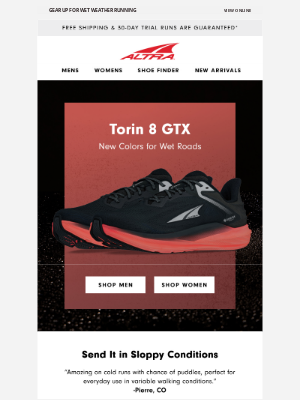 Altra Running - *NEW* Colors: Torin 8 GTX