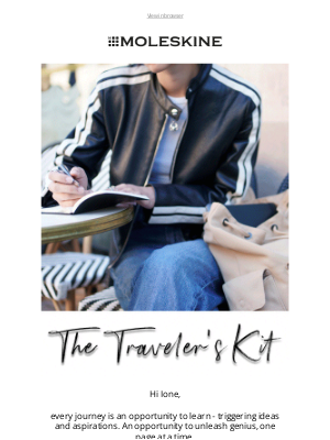 Moleskine - The inspirational power of travel