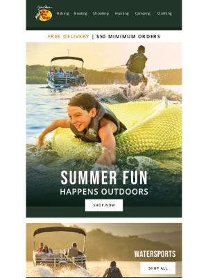 Bass Pro Shops - Summer - The Season Of Adventure!