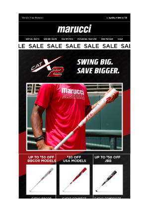 Marucci Sports - Save Big on the CATX2 — Starting Now!