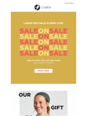 Oiselle - UP TO 50% OFF: Our Labor Day Sale is here