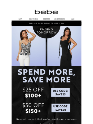 bebe - 🚨UP TO $50 OFF UNTIL TOMORROW🚨