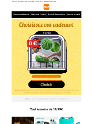 Temu (France) - Votre colis contenant 2 présents