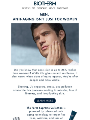 Biotherm - The Science Behind Male Aging
