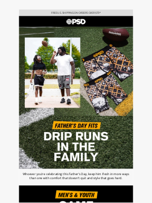 PSD Underwear - Built different. Just like Dad.