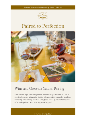 Far Niente Winery - A Classic Aperitivo