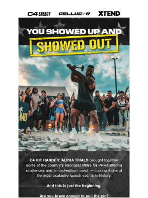 Cellucor - HIT HARDER raised the bar, then blew it up