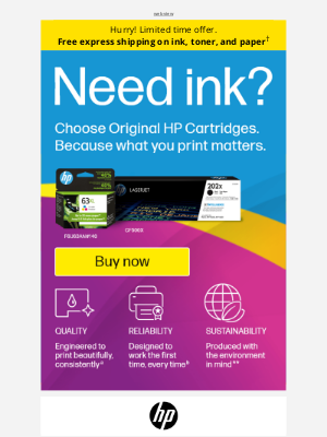 HP - We’ve got an ink-credible offer inside