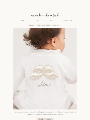 Marie-Chantal - The Art of Personalisation: Shop Monogramming